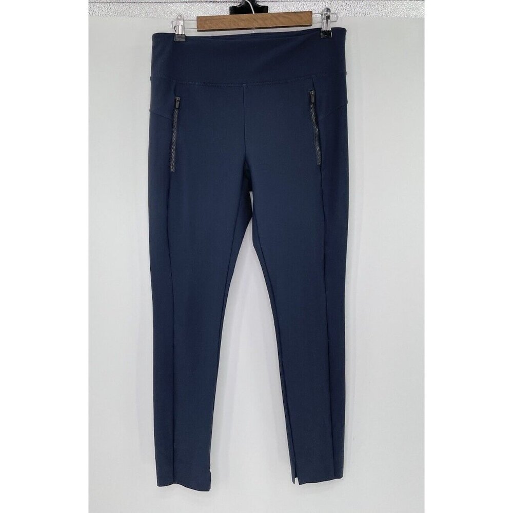 Athleta Women’s Stellar Tight Navy Blue Pants Leggings Sz M Style#77262 Zipper